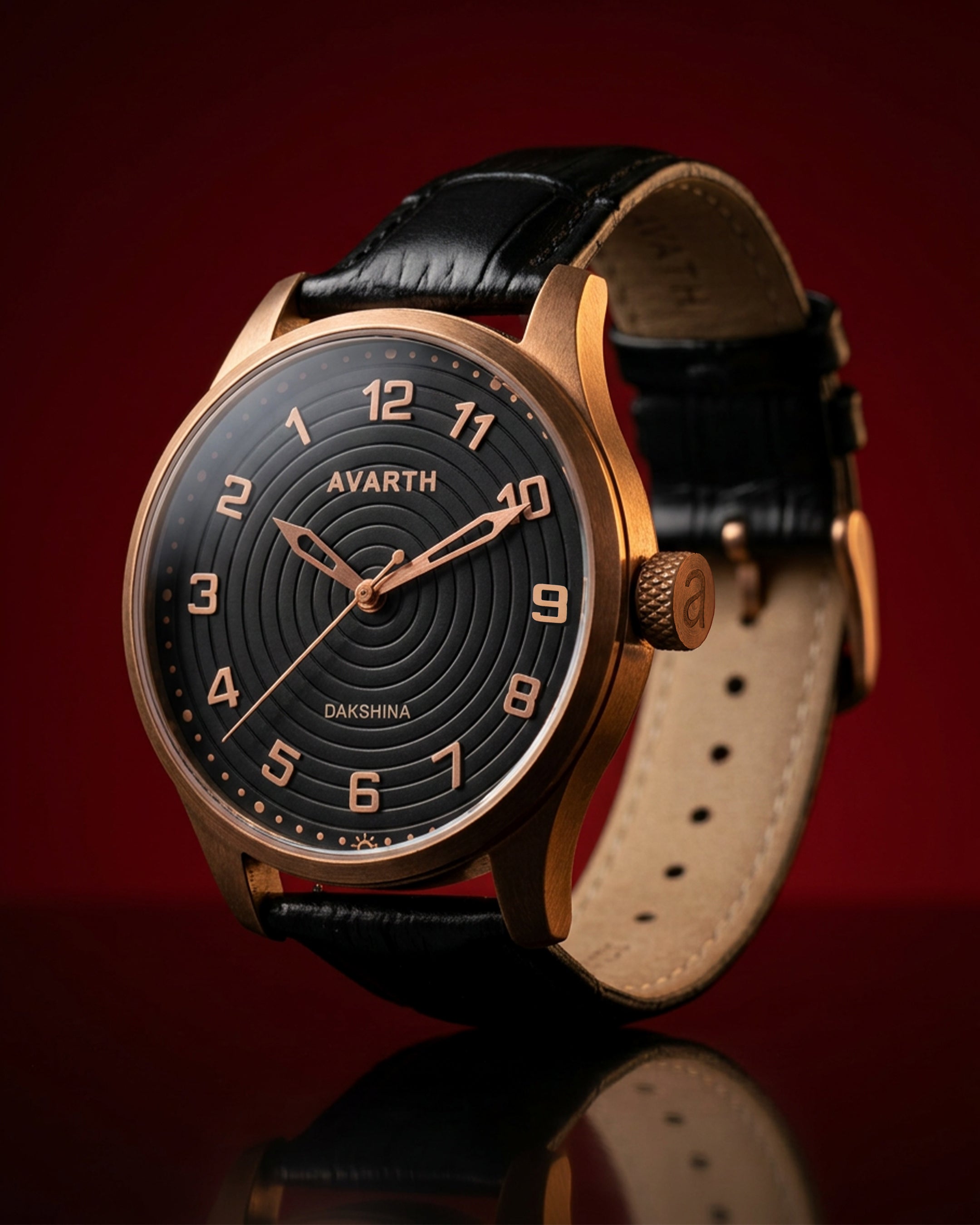 Avarth Dakshina bronze watch